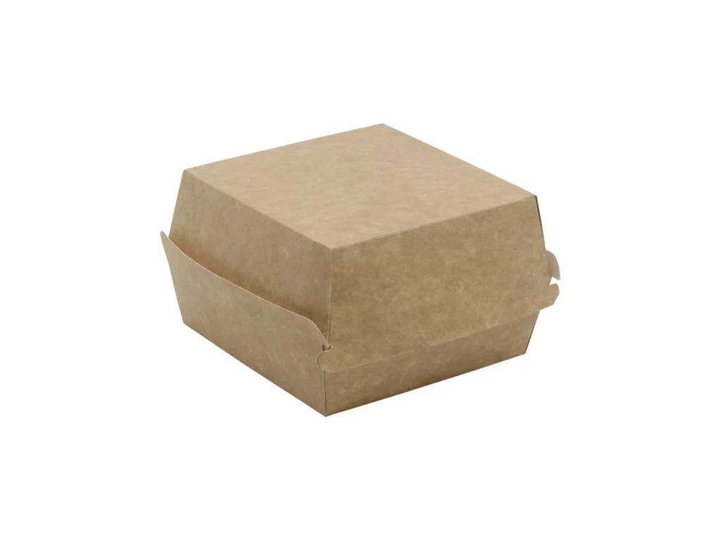 Hamburger Burger Packaging X X Kraft Without Plastic