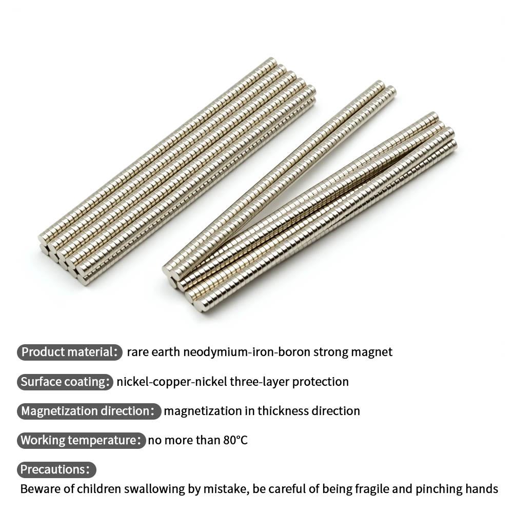 4x2mm Super Strong Neodymium Magnet N35 NdfeB Permanent Magnetic imanes Round Powerful Magnets Refrigerator
