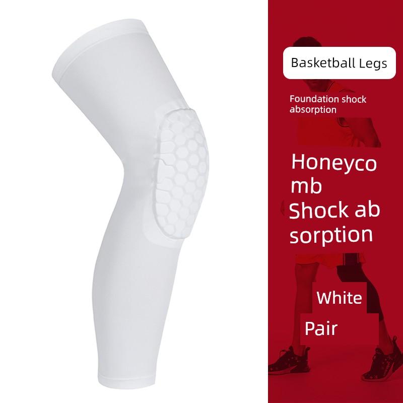 Basketball Honeycomb Anti-Collision Knee Cover Men's Professional Thin Long Protective Leggings Men's and Women's Sports Equipment Menisci Protective