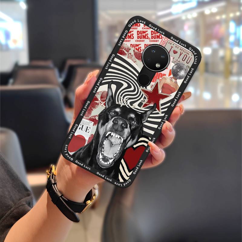 Full Wrap Protective Phone Case For Nokia 6.2/7.2 Fashion Design Cartoon Cute Anti-knock Dirt-resistant Anti-dust TPU