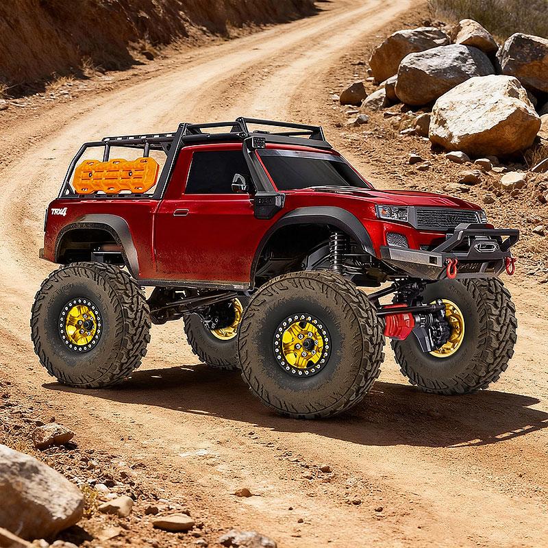 1.9 Inch Beadlock Wheels and Tires 12mm Hex for TRX4 SCX10 Capra Enduro TRX6 D90 Gen8 AXI03007 RC Crawler
