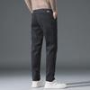 Трендовые мужские брюки из лиоцелла прилегающего силуэта - Легкая роскошная повседневная одежда для весны и осени