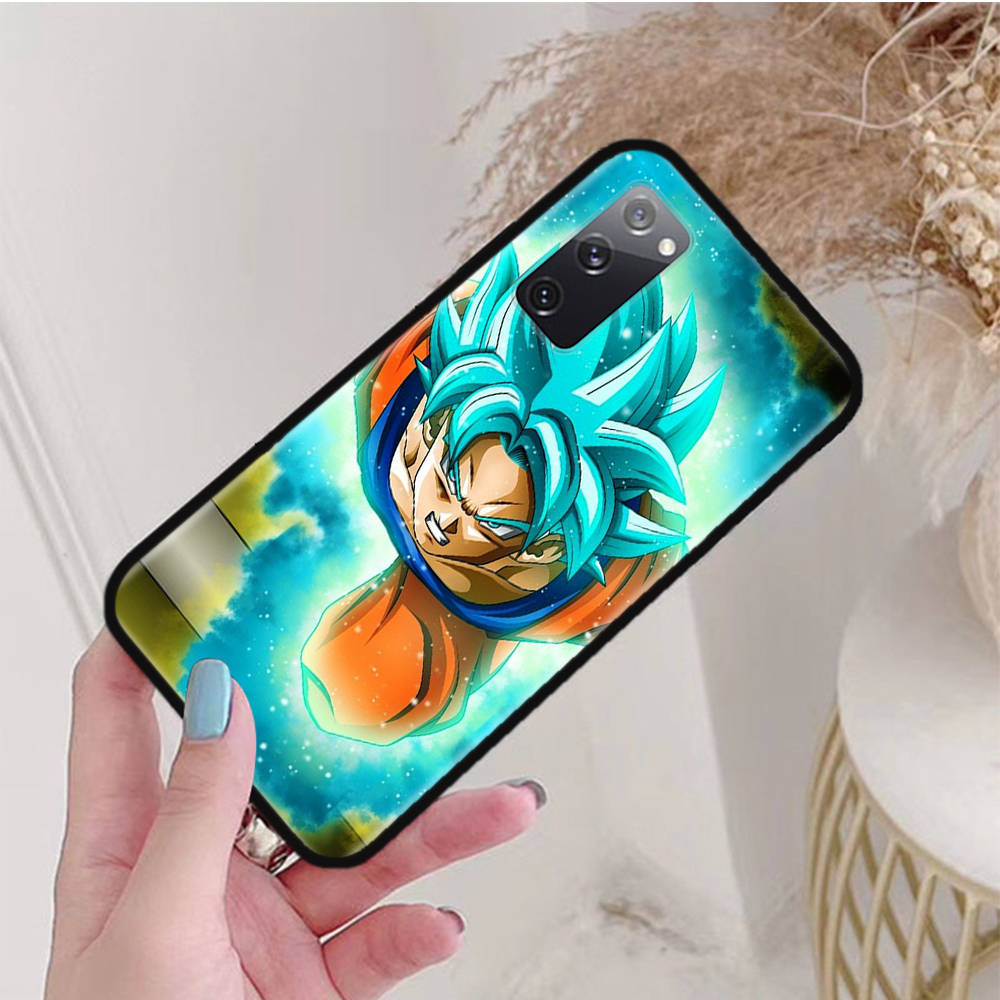 Черный чехол для Xiaomi Poco X6 X4 M5 M6 F5 F6 C65 C55 C50 C51 C40 Pro Redmi 14C A3X 13C 12C 11T 10A 9C Note 7 6 8A Plus W-58 Dragon Ball