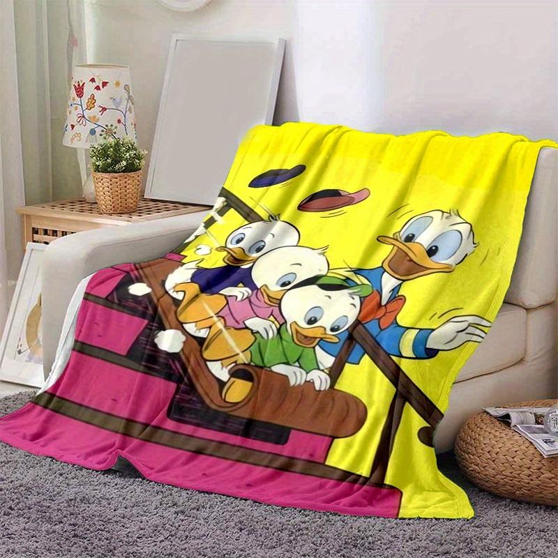 1pc, Donald Duck Family Throw Blanket Cozy & Soft for Home Decor, Couch Cover, Outdoor Use, Travel, Camping