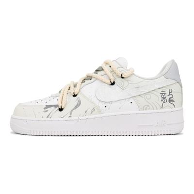 Air Force 1 Девять Кругов Производства, Скрытые Облаками Чжаолун Термальное Покрытие Низкие Скейтбордические Кроссовки Мужские CW2288-111(Команда201-)
