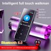 Portable MP3 Player Bluetooth 5.0 HiFi Lossless Music Player Built-In Speaker With Video Playback FM Radio Recorder For Walkman
