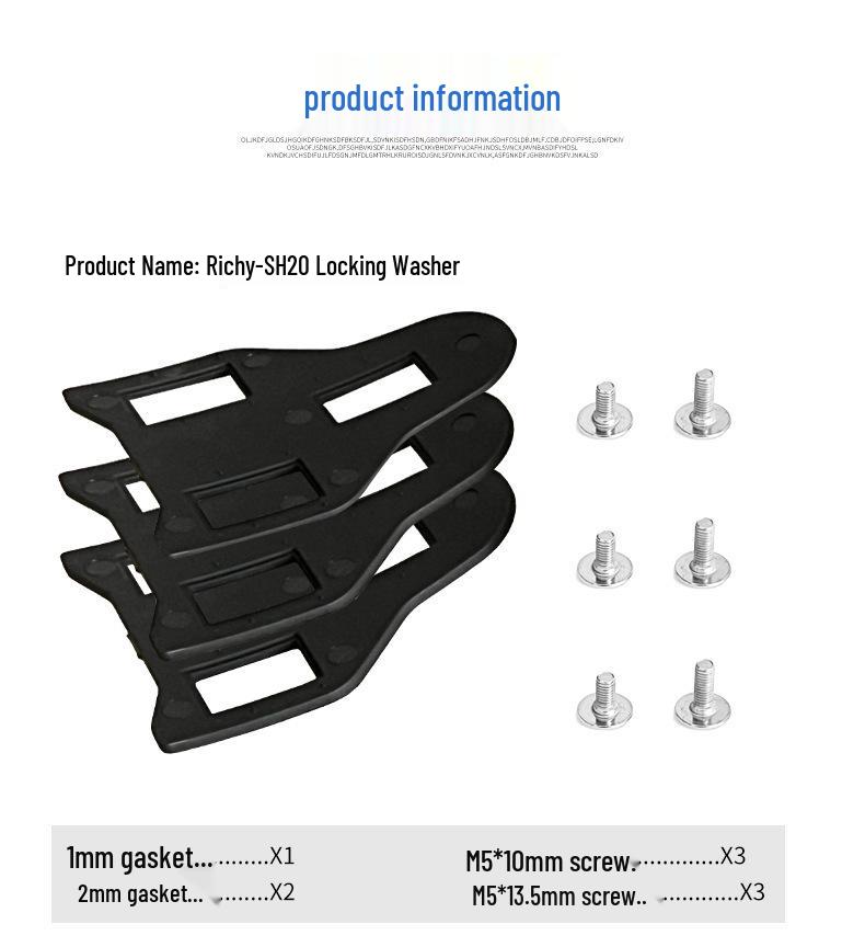Shimano-Compatible SPD SH1011/12 Anti-Slip Cycling Pedal Cleats