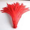 50pcs Natural Chick Tail Feathers 25 -40cm /10 -16inch Clothing Decoration Stage Performance Rooster Tail Feathers Plume