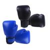 2 Pairs Adult Kickboxing Gloves Boxing Training Gloves Punching Bag Gloves Black and Blue