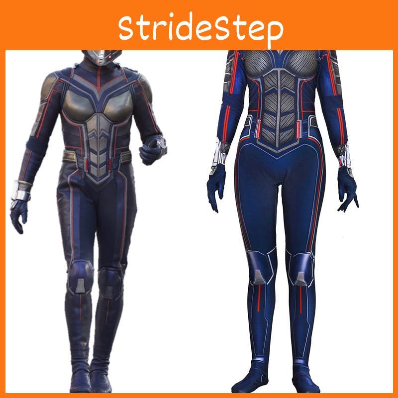 Изысканный облегающий костюм Человека-муравья и Осы для косплея супергероев для детей и взрослых