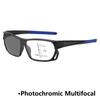 Sports Photochromic Multifocal Reading Glasses Blue Light Protection Glasses for Far and Near Distances HD Presbyopia Glasses