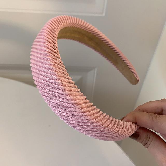 Новая Мода Обруч для Волос Резинки для Волос для Женщин Девушек Однотонные Твиловые Повязки на Голову Дизайнерская Широкая Повязка на Голову Аксессуары для Волос Головной Убор