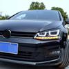 Для VW Golf 7 VII GTI GTD R MK7 2013-2017 Фары Брови Веки Наклейки Отделка Крышка Аксессуары Комплект кузова