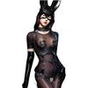 Косплей Обратный Кролик Девушка Кролик Сексуальный Бондаж Обратная Девушка Кролик Костюм Кролика Бодистоккинг Колготки На Все Тело Экстремальная Обнаженность SM Товары для Женщин