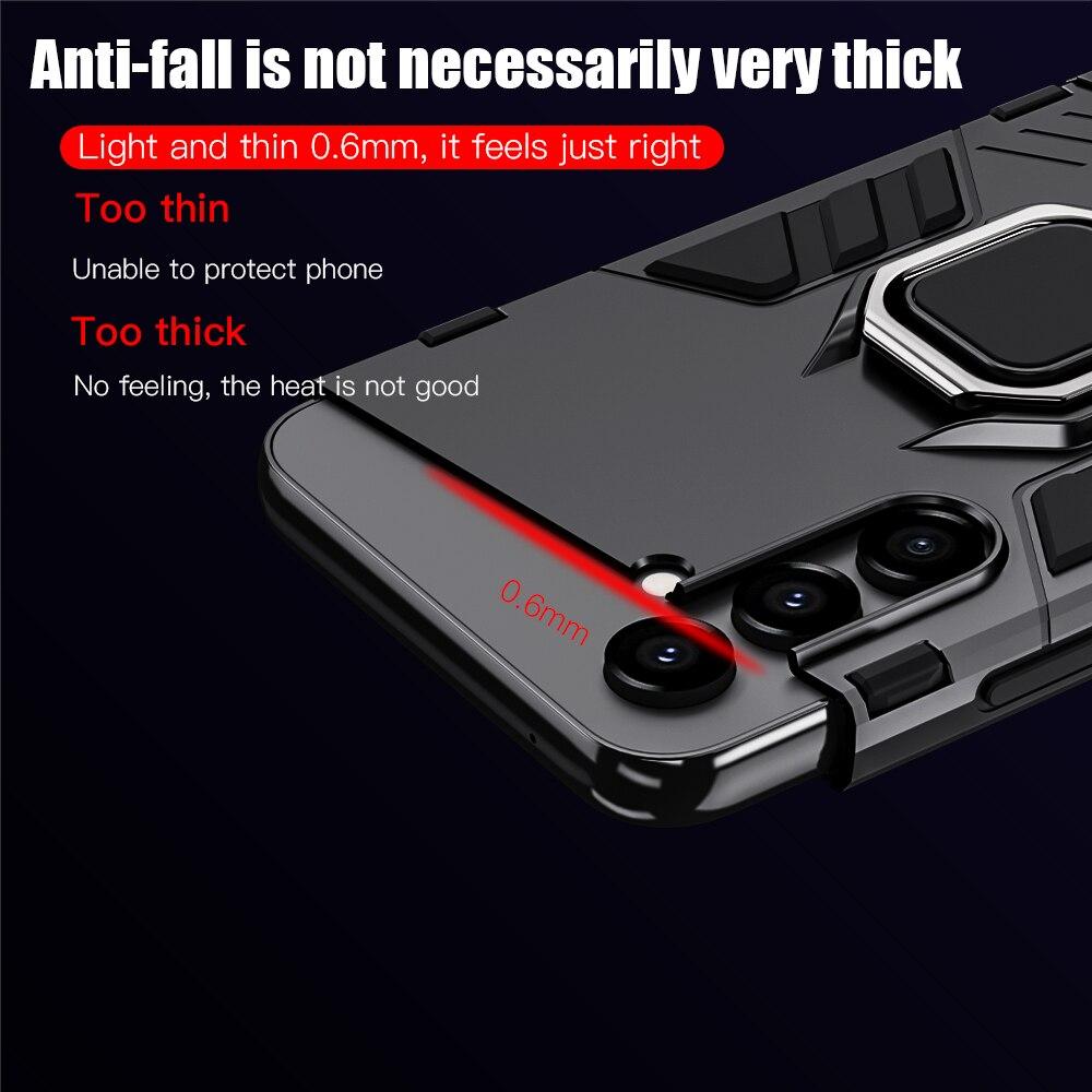 KEYSION Противоударный защитный чехол для Samsung A54 5G A34 A14 A13 A04S силиконовый + чехол-подставка для телефона с кольцом из поликарбоната для Galaxy M23 M14 5G M52 M13