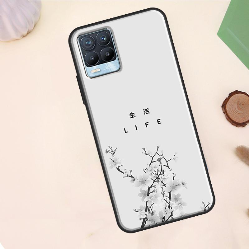 Life With Death Case For Realme C67 C71 C63 C61 C55 C51 C53 C35 C65 C75 11 12 13 14 Pro Plus GT6 GT7 15 Pro