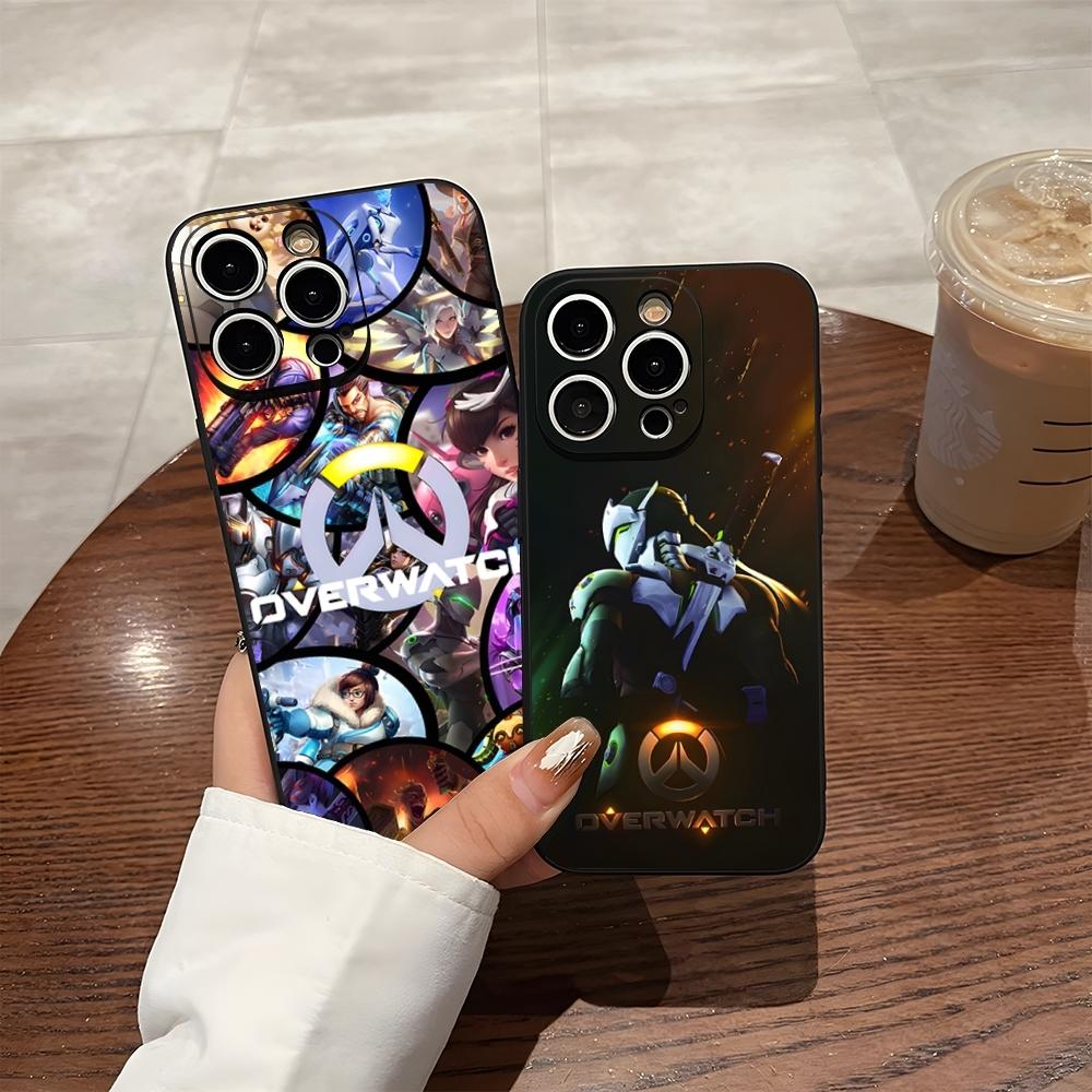 Чехол для телефона для 17 Pro Max iPhone 14 Pro Max 12 16 15 13 Pro 11 Xr X Xs 8 7 Plus Задняя крышка O-Over-watchS