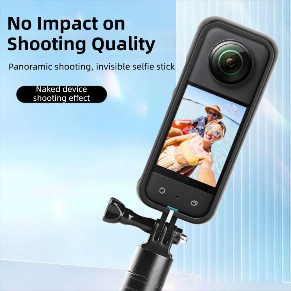 Open Side Design Sports Camera Frame PC Material Cover for Insta360 X4 X5 Travel Vlogging