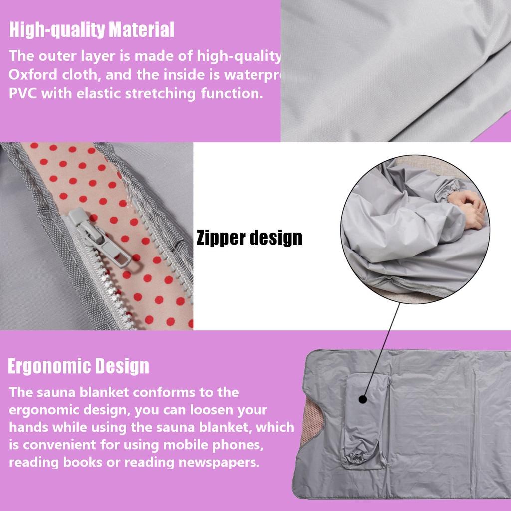 Костюм для детоксикации и похудения 650 Вт 73,32x31,5"" Домашний спа-салон Машина для похудения 110 В/220 В Дальнее инфракрасное одеяло-сауна