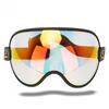 Retro Motorcycle Goggles Bubble Visor Outside Riding UV Protection Windshield Colorful Vintage for Half Face Helmets