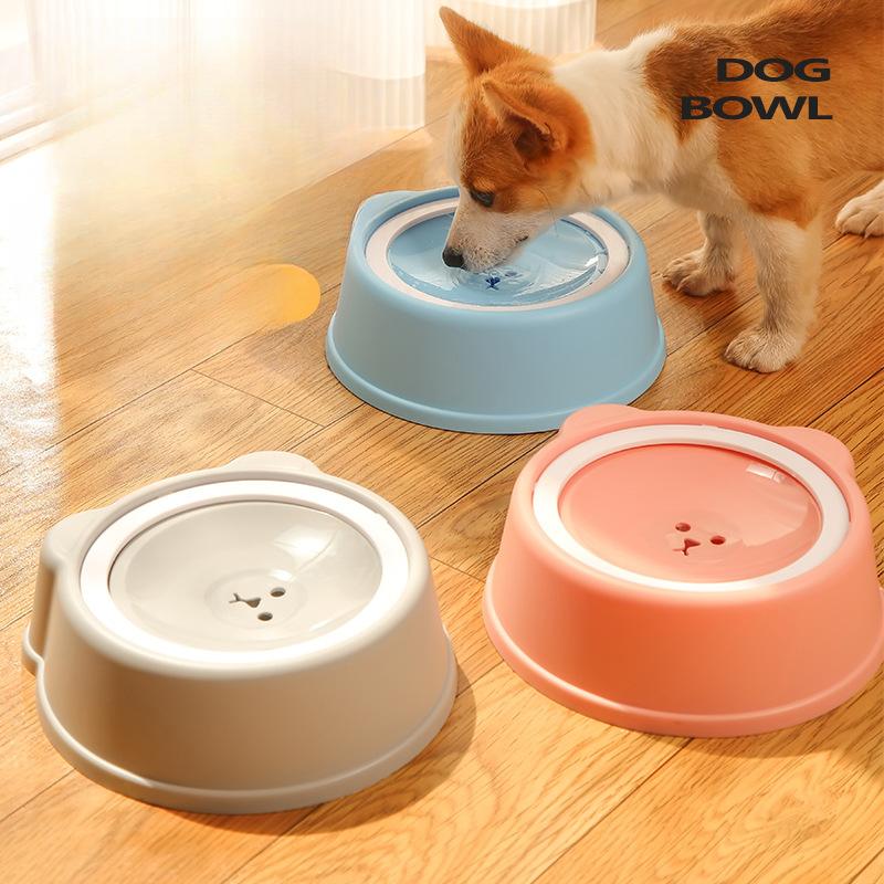 Миска для домашних животных, миска для собак, не промокающая пасть, плавающая миска, диспенсер для воды для кошек, препятствующий удушью и опрокидыванию, новый стиль
