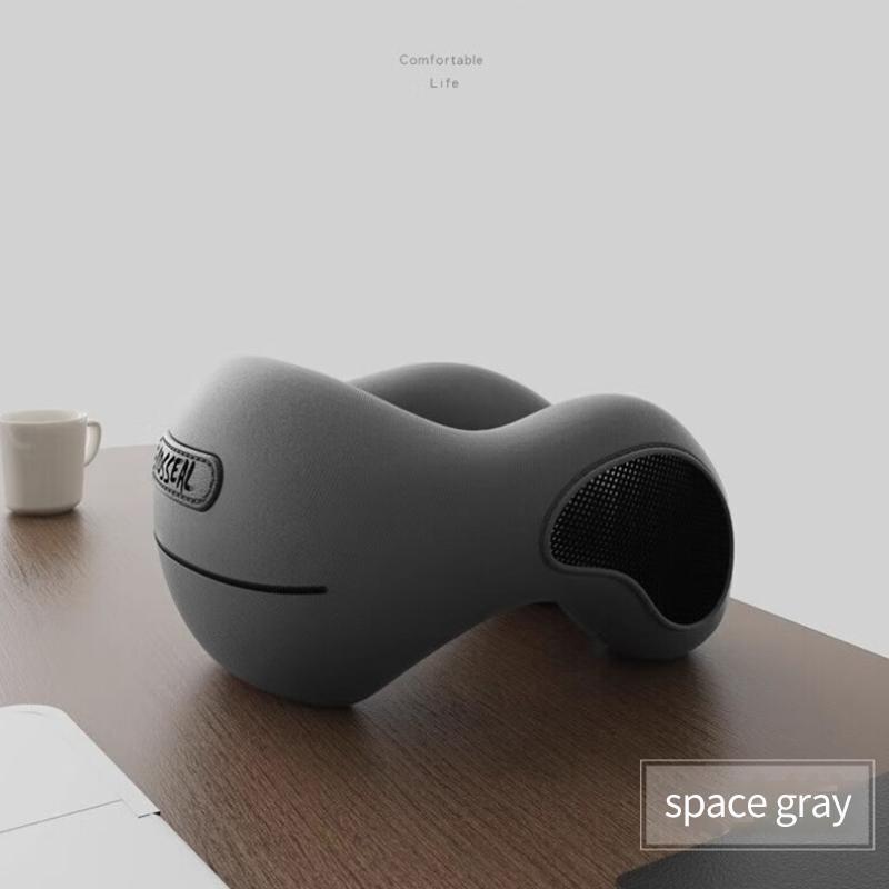 Multifunction U-Shaped Sponge Core Neck Pillow Slow Rebound Soft Travel Pillow For Sleeping Cervical Health Massage Nap Pillows