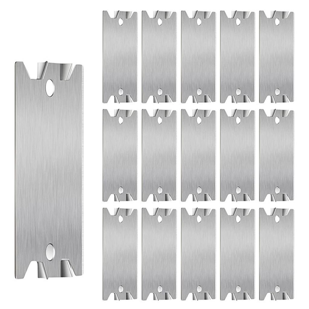 100X Защитная гвоздевая пластина для деревянных стоек Защитная пластина для кабеля Стальная защитная пластина для деревянной стойки Гвоздевая пластина