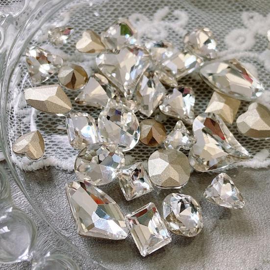 Изысканные стразы для ногтей, прозрачные, не выцветающие, декоративные