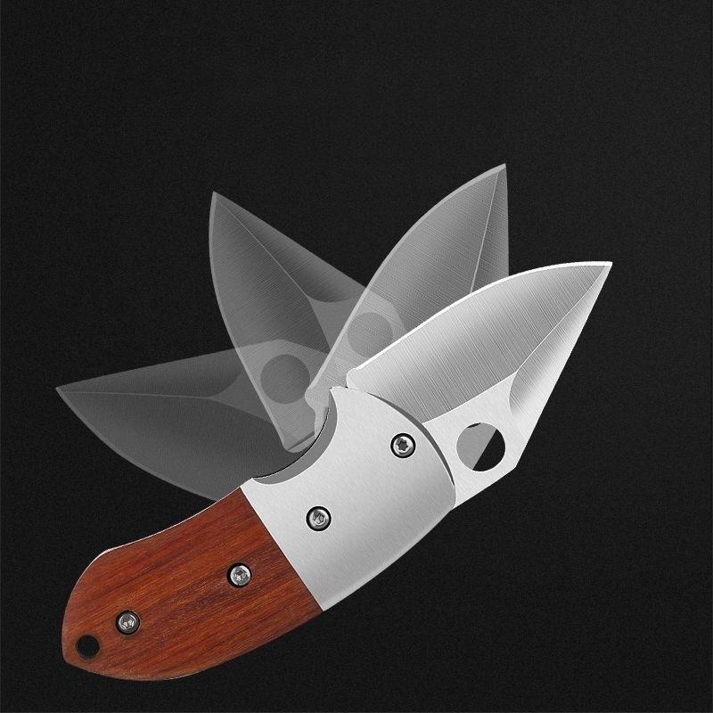 Stainless Steel Folding  Mini Knife Outdoor Camping Knife Fillet Knife fishing Express Parcel  Keychain Pocket Knife