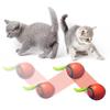 2 шт. Интерактивная игрушка-мяч для кошек, перезаряжаемая через USB, катящийся мяч, два режима скорости, автоматически движущийся умный мяч, игрушка для кошек