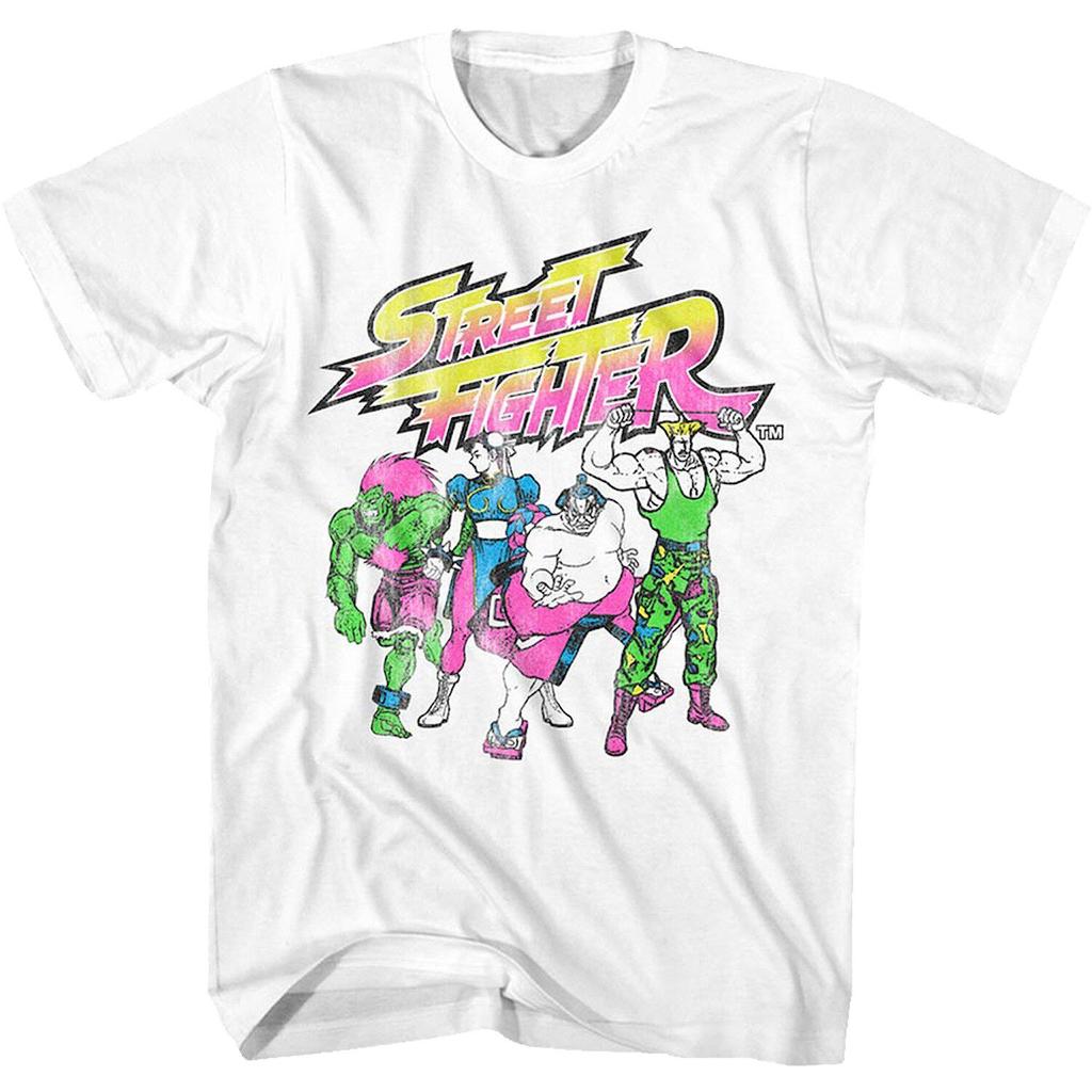 Fit Summer Street Fighter (1990s) Champion Street Fighter Video Game Character Printable Unisexs ShortSleeved TShirt