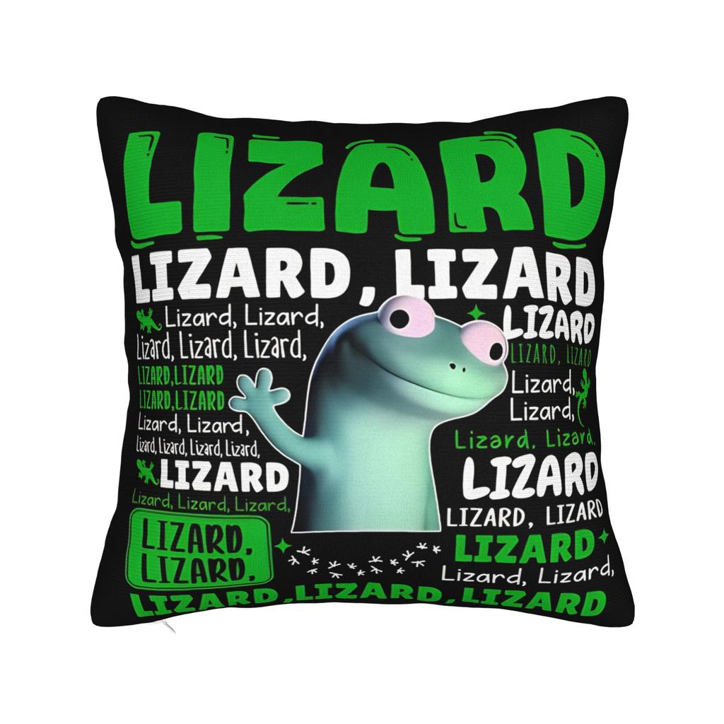 Retro Cartoon Tom Lizard Hoppers Square Pillow Case Cushion Cover Awesome Polyester Decorative Pillowcase for Home x