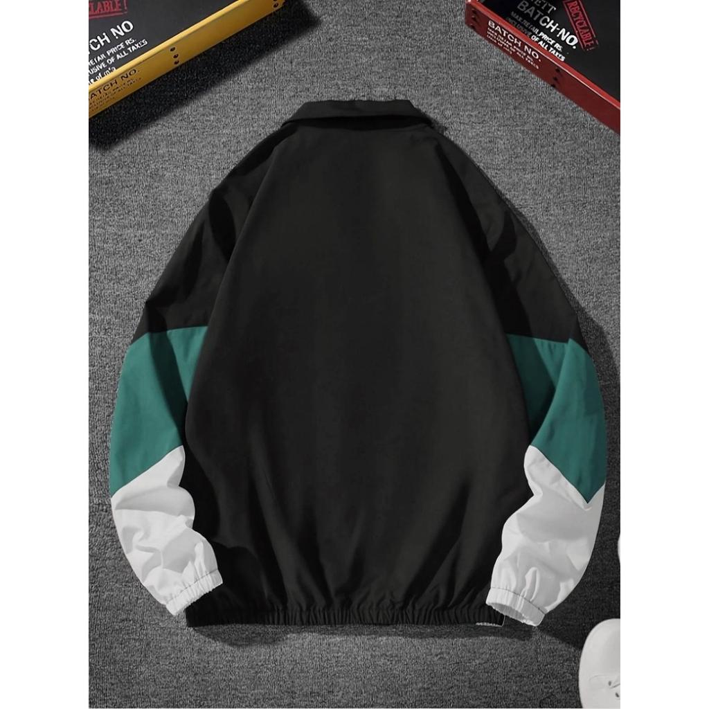 Мужская куртка с цветными блоками, Легкая, Повседневная, Для путешествий, Ветрозащитная и износостойкая, Высококачественная ткань, Подарок бойфренду