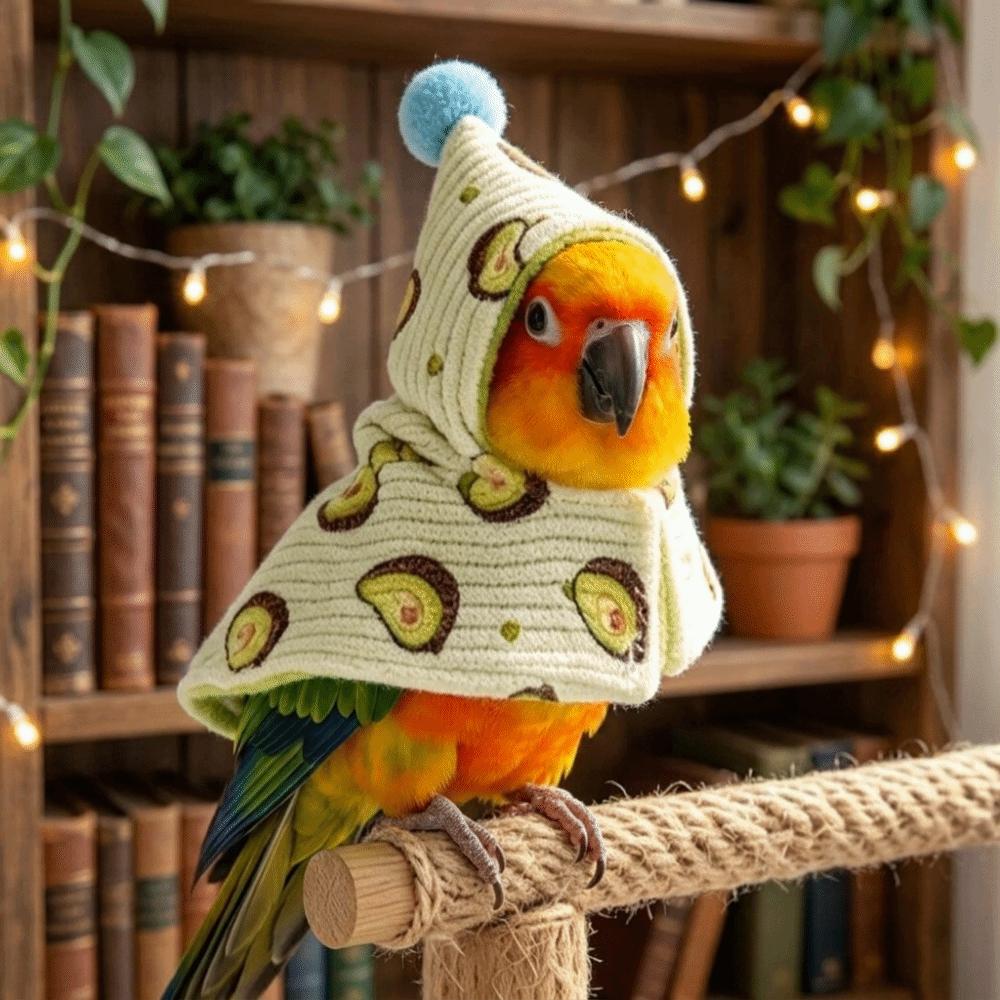 Windproof Winter Parrot Cloak Thickened Bird Cape Comfortable Bird Flight Suit Autumn Winter