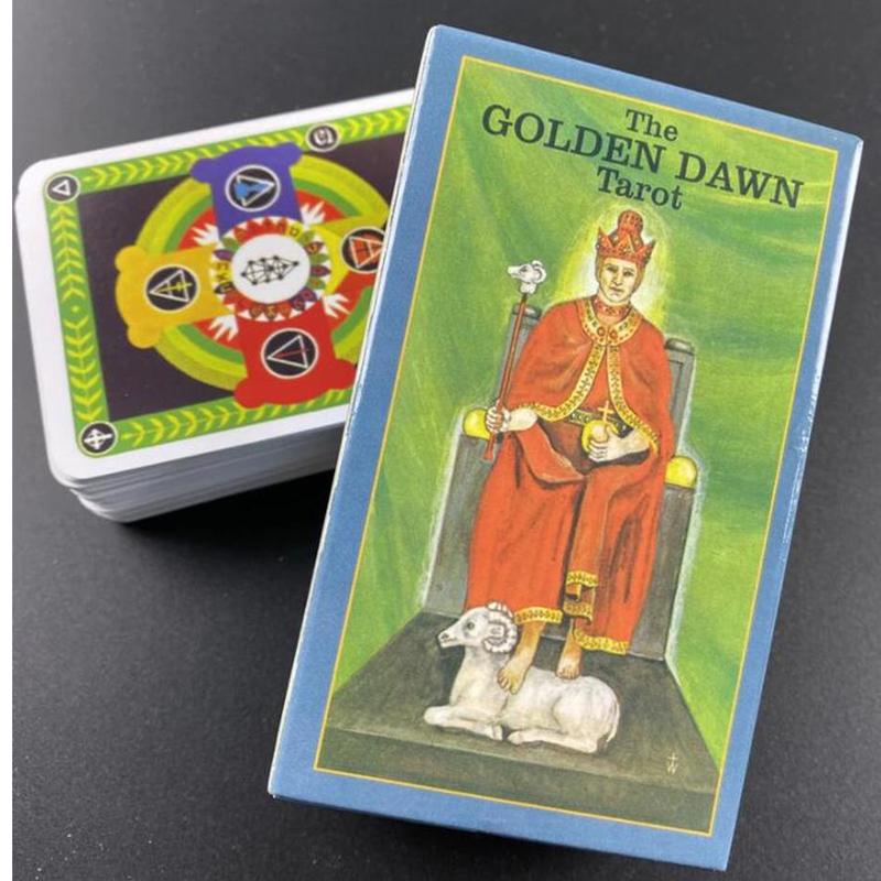 Таро Золотой Зари 78 набор гадальных карт колода Oracle Card семейная вечеринка игральные карты настольная игра