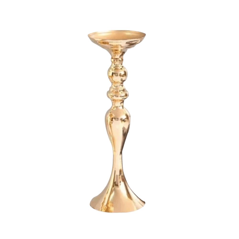 32/38/50cm Candlelight Plated Finish Flower Vase Base Elegant Candle Holder Home Wedding Decor