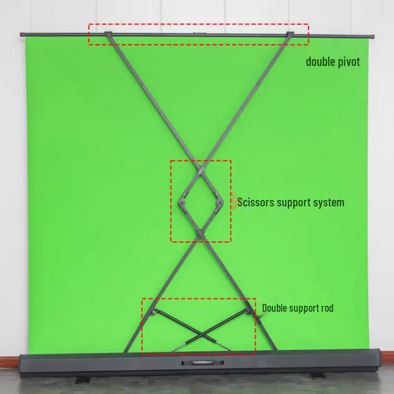 Retractable Green Screen Background