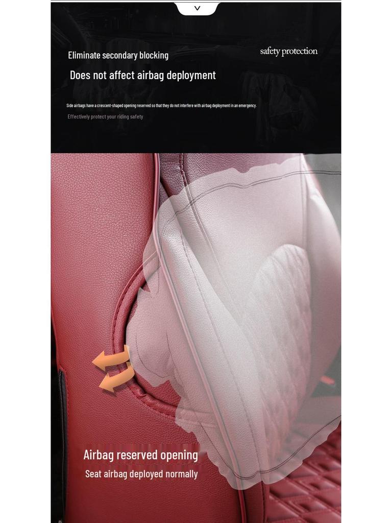 Infiniti Genuine Leather Seat Cushion for FX Series - Full Coverage, Five-Seat Car Seat Cover