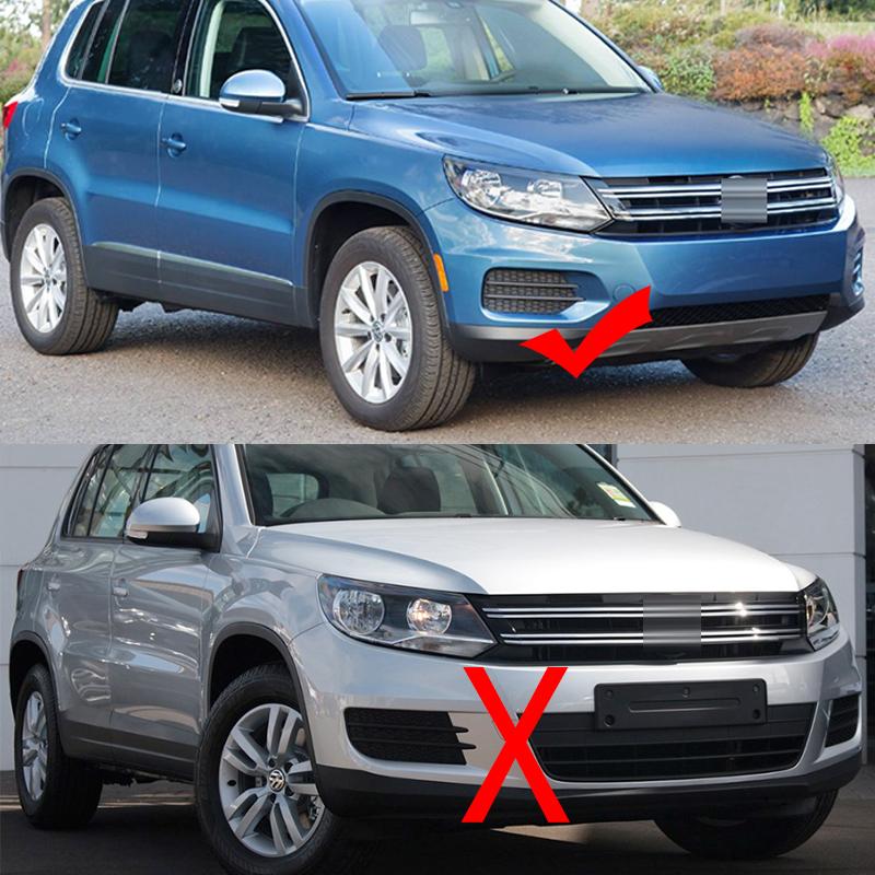 For VW Tiguan 2012 2013 2014 2015 2016 2017 2018 US Version Front Bumper Fog Light Lamp Cover Frame Grille 5N0853665J 5N0853666J
