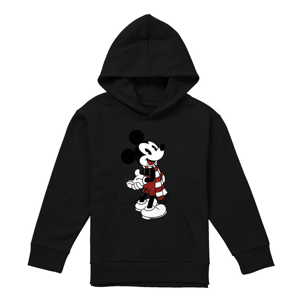 Mickey Mouse Childrens/Kids Christmas Scarf Hoodie