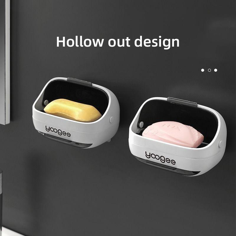 Перфорированная мыльница настенная с дренажем, мыльница для хранения в ванной комнате, полка для хранения мыла