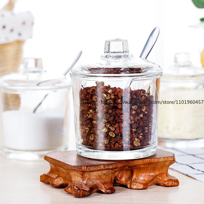 Набор стеклянных контейнеров для хранения для дома и кухни, банки для приправ, солонки, бутылки для специй, комбинированный набор для масла