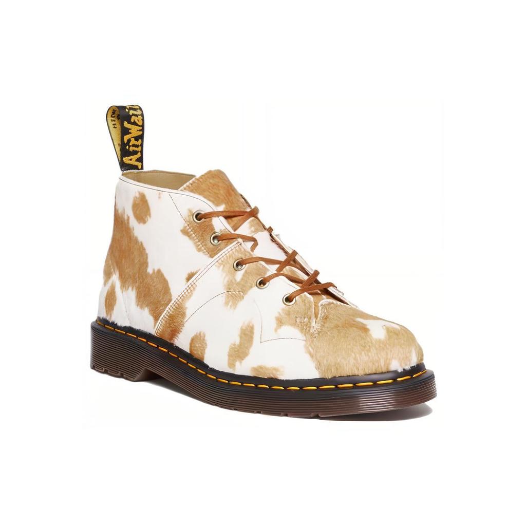 Dr. Martens Church Hair-On Monkey Boot Унисекс Кроссовки с коровьим принтом Загар Джерси-Корова-Принт 31086934