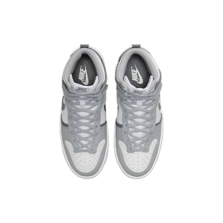 Nike Dunk High Up Светло-Дымчато-Серые Женские Кроссовки Белый Серебристый DH3718-106