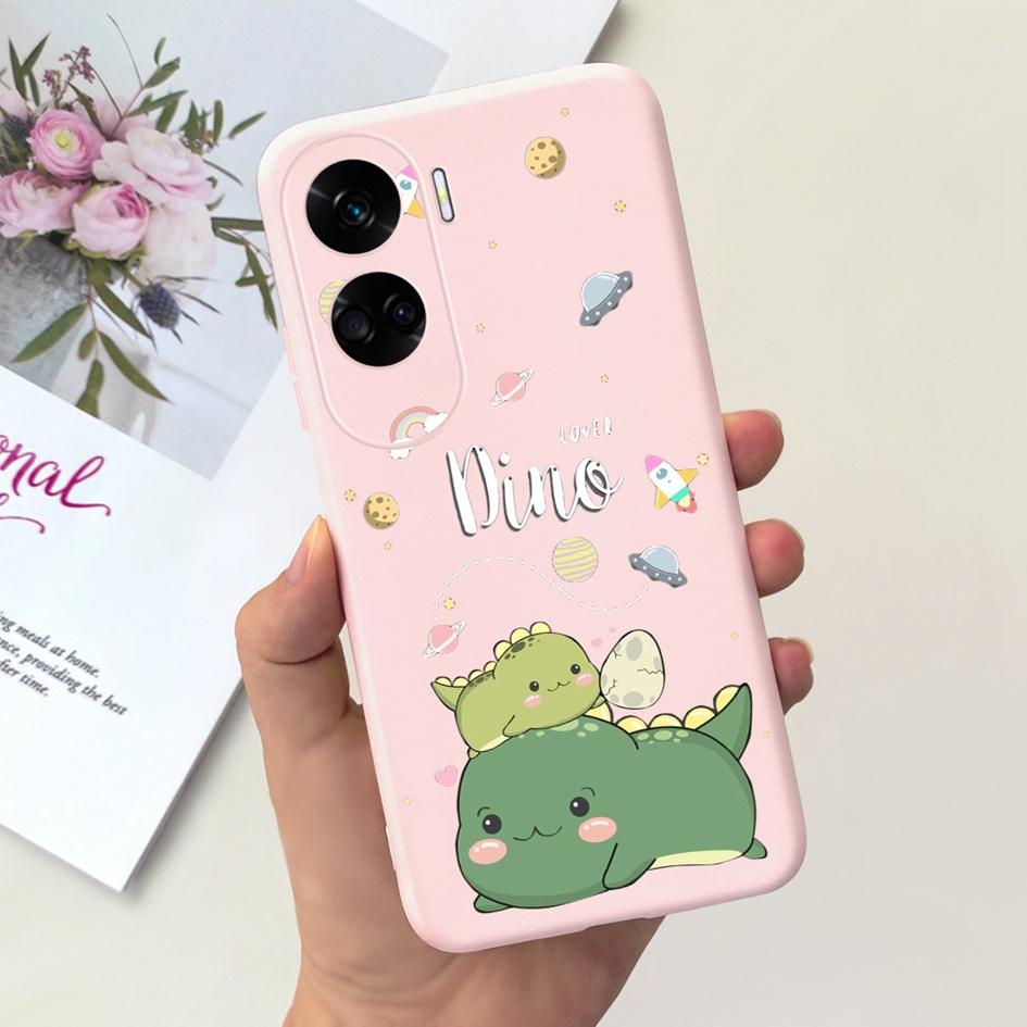 For Cover Honor 90 Lite Phone Case CRT-NX1 Fashion Butterfly Cartoon Slim TPU Soft Silicone Back Cover For Honor 90Lite 5G Funda