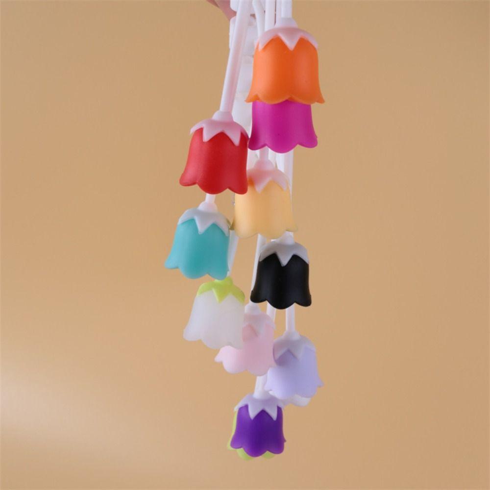 Splash Proof Flower Straw Topper Reusable Straw Caps for Stanley Yeti Tumbler Cup 10mm Straws