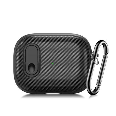 Чехол для наушников из углеродного волокна с замком и Bluetooth для Airpods Pro, роскошная зарядная коробка, защитный чехол для Airpods 2 3 2021 Pro 2