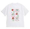 Aesthetic Cute Cat Tomato Graphic Vintage Loose Oversized Unisex Print Tshirts For Unisex Unisex Fashion Hip Hop Trendy