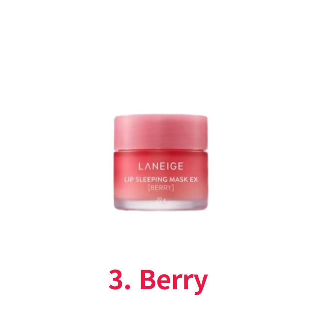 LANEIGE LIP SLEEPING MASK EX 20ML | Apple Lime / Grapefruit / Berry / Mint Choco