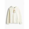 Толстовка с капюшоном HM Loose Fit Print Light Beige Don T Care